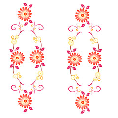 Free vector abstract line sample vector illustration isolated on white background	
