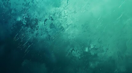 Smooth gradient background shifting from deep sea green to crystal blue, with subtle texture and shimmer effect