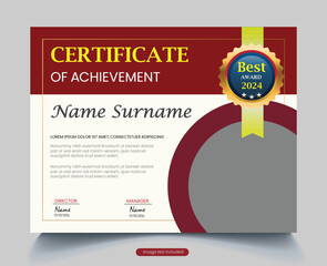 Vector Certificate template Design