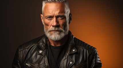 A 46-Year-Old Man in Leather