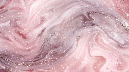 Fototapeta premium Abstract pink and white marble texture with glitter. Elegant background for design and print, wallpaper, and luxury packaging concept