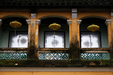 Detail of a house in Hoi An, Vietnam