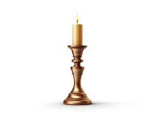 candle isolated on transparent background, transparency image, removed background