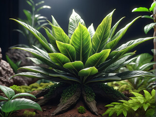 Captivating Close-Up of Rare Plant. generative AI