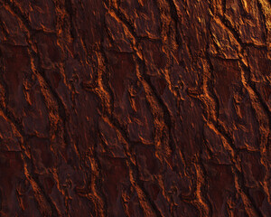 Pattern and structure of pine bark. Detail shot. - 757455939