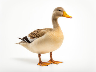 duck isolated on transparent background, transparency image, removed background