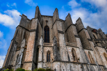 Fototapeta premium Saint-Bertrand-de-Comminges is a French commune in the Haute-Garonne department in the Midi-Pyrénées region. It is classified in the category of the most beautiful towns in France.
