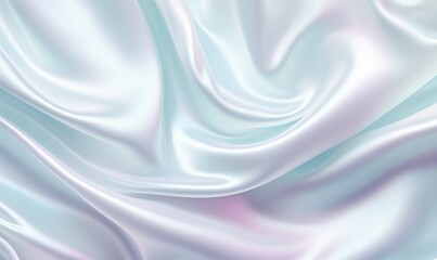 Obraz premium The texture of iridescent soft white pink and blue silk. Colorful elegant. Space for design. Matte, shimmer.Template. Empty. Rough, grain. Christmas, Valentine, Birthday, Mother's day