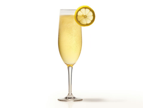 french 75 isolated on transparent background, transparency image, removed background