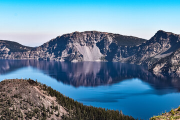 Crater lake in Oregon