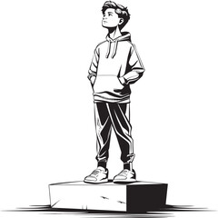 Triumphant Vision First Place Conquest in Stage Vector Black Logo Icon Leading the Revolution Stage Vectors Black Logo Icon Triumph