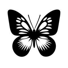 black and white butterfly tattoo