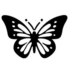 black and white butterfly tattoo