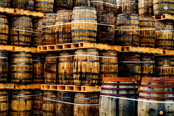 Botti, barili, barrels per vino, whisky, alcol, fermentazione
