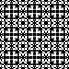 Black and white seamless abstract pattern. Background and backdrop. Grayscale ornamental design.