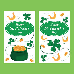 Beautiful St. patrick's day brochure for web and print