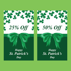 Beautiful St. patrick's day brochure for web and print