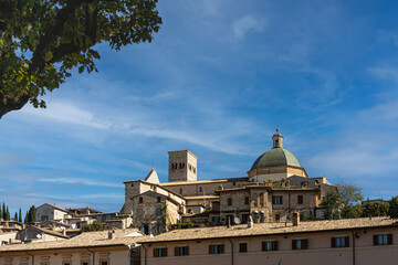 Assisi, Blick auf die Kathedrale di san Rufino