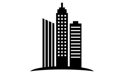 skyscraper vector silhouette
