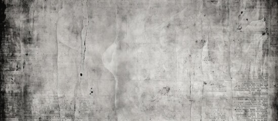 Fototapeta premium A monochrome photography of a concrete wall with a grey twig pattern. The contrast between the textures creates a striking art landscape