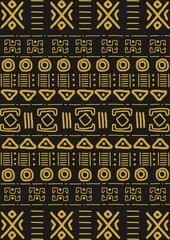 Fototapeta premium African Tribal Pattern Print