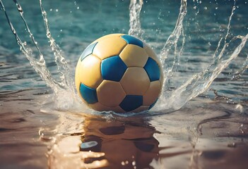 ball in water
