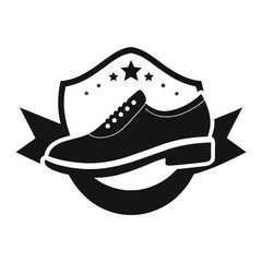 logo for mens shoe store on isolated background
