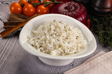 Indian cuisine jeera basmati rice