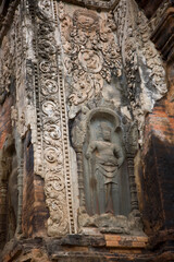 Angkor Wat temple Preah Ko Cambodia view on a sunny autumn day