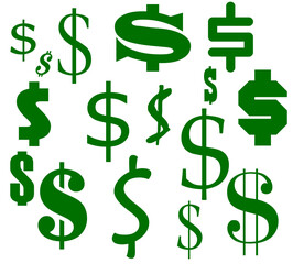 Dollar signs png
