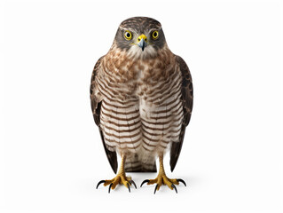 Sparrowhawk isolated on transparent background, transparency image, removed background