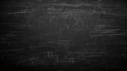 Chalk black board blackboard chalkboard background сreated with Generative Ai