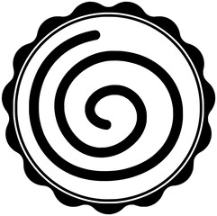 truffle illustration food silhouette sweet logo chocolate icon dessert outline roll cake mushroom cookies peanut candy cocoa brown delicious shape dark snack tasty for vector graphic background