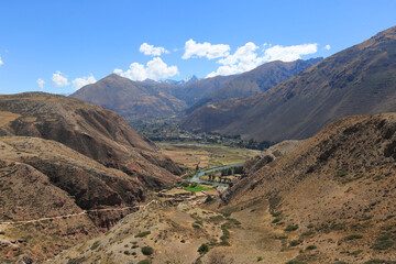 Landscape of the Sacred Valley, Peru