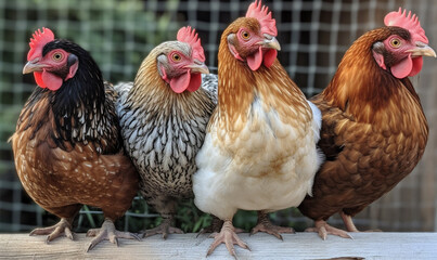 Bantam Chickens сreated with Generative Ai