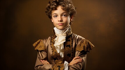 Theatrical Tale Young Actor Portraying Historical Figure