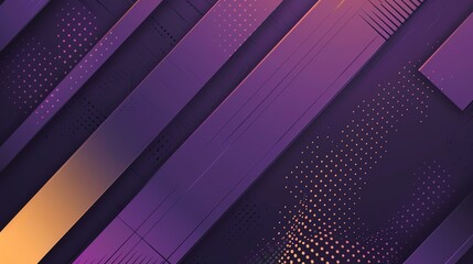 Abstract background with geometric shapes. Purple and orange gradient. Modern and trendy.