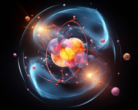 An atom split open