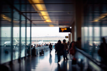 people in airport
