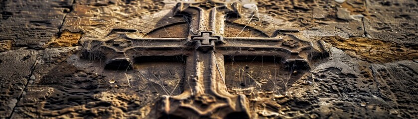 The Templar cross etched in history a timeless emblem of Christian warriors resilience