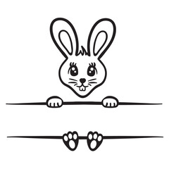 Bunny Feet And Ears SVG, Easter Bunny svg, Bunny Bundle svg, Easter SVG Bundle, Easter Shirt SVG, Easter Gift For Her Svg, Girl Gift	