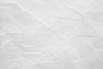 White paper sheet texture background with crumpled wrinkled and rough pattern, empty blank paper page material for any design - obrazy, fototapety, plakaty