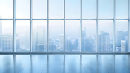 Modern office view, environmentally friendly office, office background 