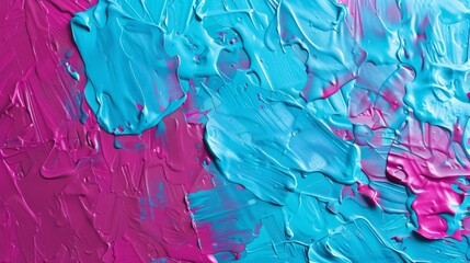 Bright azure and magenta textured background, symbolizing playfulness and creativity.