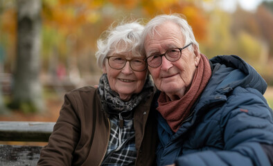 portrait of a senior couple