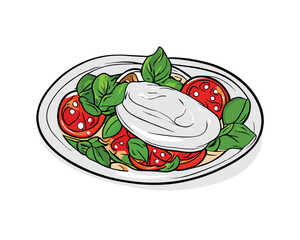 vegetables on a plate