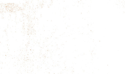 Fototapeta na wymiar Golden glitter confetti falling down on transparent background. Vector illustration.