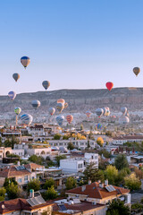 Hot air balloons in Cappadocia 