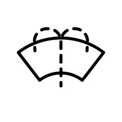 car washer, windshield washer - vector icon