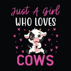 just a girl who loves cows